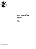 Cover page: Transportation Pricing Strategies for California: An Assessment of Congestion, Emissions, Energy. And Equity Impacts