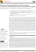 Cover page: Time Series Foundation Models and Deep Learning Architectures for Earthquake Temporal and Spatial Nowcasting