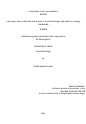 Cover page: The Unique Role of Stressful Life Events in Suicidal Thoughts and Behaviors Among Adolescents