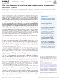 Cover page: The contributions of rare inherited and polygenic risk to ASD in multiplex families.