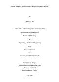 Cover page: Design of Passive Artificial Knee For Individuals with Paralysis