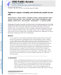 Cover page: Peptidomic analysis of healthy and subclinically mastitic bovine milk.