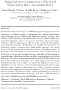 Cover page: Tuning collective communication for Partitioned Global Address Space programming models