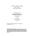 Cover page: Spatial Effects Upon Employment Outcomes: The Case of New Jersey Teenagers