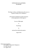 Cover page: The Impact of Stress and Inflammatory Processes on Cognitive Change in Late Adulthood