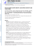 Cover page: Risk of Knee Osteoarthritis With Obesity, Sarcopenic Obesity, and Sarcopenia