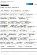 Cover page: Global maps of soil temperature