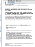 Cover page: A prospective, randomized clinical trial of antiretroviral therapies on carotid wall thickness