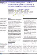 Cover page: FutureMS cohort profile: a Scottish multicentre inception cohort study of relapsing-remitting multiple sclerosis