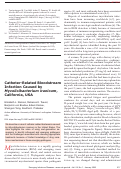 Cover page: Catheter-Related Bloodstream Infection Caused by Mycolicibacterium iranicum, California, USA - Volume 29, Number 1—January 2023 - Emerging Infectious Diseases journal - CDC