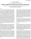 Cover page: Subacute Thyroiditis: A Common Endocrine Cause of Fever of Unknown Origin