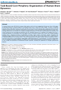 Cover page: Task-based core-periphery organization of human brain dynamics.