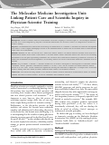 Cover page: The Molecular Medicine Investigation Unit: Linking Patient Care and Scientific Inquiry in Physician-Scientist Training