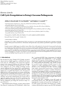 Cover page: Cell Cycle Deregulation in Ewing's Sarcoma Pathogenesis