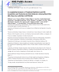 Cover page: A Longitudinal Analysis of Treatment Optimism and HIV Acquisition and Transmission Risk Behaviors Among Black Men Who Have Sex with Men in HPTN 061