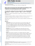 Cover page: Molecular assessment of pretransplant chemotherapy in the treatment of juvenile myelomonocytic leukemia