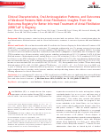 Cover page: Clinical Characteristics, Oral Anticoagulation Patterns, and Outcomes of Medicaid Patients With Atrial Fibrillation: Insights From the Outcomes Registry for Better Informed Treatment of Atrial Fibrillation (ORBIT‐AF I) Registry