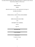 Cover page: Assessment of Rural Community Knowledge and Perceptions of Animal Vaccines to Prevent Zoonotic Disease Spillover in Sierra Leone