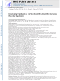 Cover page: Developing standardized corticosteroid treatment for Duchenne muscular dystrophy.