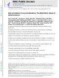 Cover page: Diet and adipose tissue distributions: The Multi-Ethnic Study of Atherosclerosis