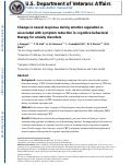 Cover page: Change in neural response during emotion regulation is associated with symptom reduction in cognitive behavioral therapy for anxiety disorders