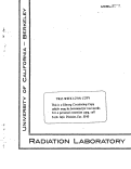 Cover page: THE SEPARATION AND CHARACTERIZATI ON OF PHOSPHORYLATED COMPOUNDS FROM GREEN PLANTS