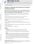 Cover page: Endogenous Progestogens and Colorectal Cancer Risk among Postmenopausal Women.