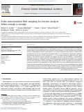 Cover page: Feline mitochondrial DNA sampling for forensic analysis: when enough is enough!