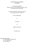 Cover page: The Stacked Bar Model: Japanese-Peruvians' National Ethnic Identities Across Peru, Japan and the United States