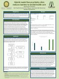 Cover page of Hybrid model free psychiatry clinic reduces barriers to mental health care