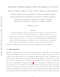 Cover page: Regression of ranked responses when raw responses are censored