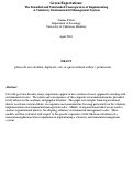 Cover page: Green Expectations: The Intended and Unintended Consequences of Implementing A Voluntary Environmental Management System