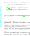 Cover page: Quasilinear Schrödinger equations III: Large Data and Short Time