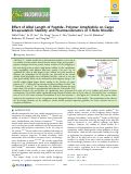 Cover page: Effect of Alkyl Length of Peptide–Polymer Amphiphile on Cargo Encapsulation Stability and Pharmacokinetics of 3‑Helix Micelles