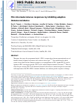 Cover page: PD-1 blockade induces responses by inhibiting adaptive immune resistance