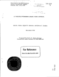 Cover page: A VARIABLE WORDSIZE CAMAC TAPE CONTROL