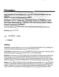 Cover page: Does the Type and Dose of Palliative Care Services Received by Patients With Advanced Heart Failure Impact Symptom Burden?