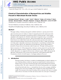 Cover page: Chemical characterization of nanoparticles and volatiles present in mainstream hookah smoke