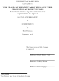 Cover page: Unit Groups of Representation Rings and their Ghost Rings as Biset Functors