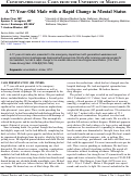 Cover page: A 77-Year-Old Male with a Rapid Change in Mental Status