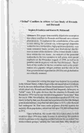 Cover page: "Tribal" Conflicts in Africa: A Case Study of Rwanda and Burundi