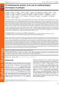 Cover page: 101 Dothideomycetes genomes: A test case for predicting lifestyles and emergence of pathogens