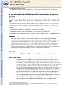 Cover page: A Social Media-Based HIV Prevention Intervention Using Peer Leaders