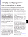 Cover page: An atmospheric perspective on North American carbon dioxide exchange: CarbonTracker