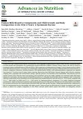 Cover page: Human Milk Bioactive Components and Child Growth and Body Composition in the First 2 Years: A Systematic Review.