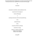 Cover page: Tourism Development from Its Beginnings to Current Environmental Impacts and Contemporary Governance: Application to the Southern Red Sea, Egypt