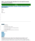 Cover page: SOL: An End-to-End Solution for Real-World Remote Monitoring Systems