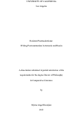 Cover page: Resistant Postmodernisms: Writing Postcommunism in Armenia and Russia