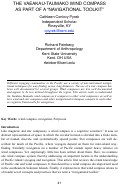 Cover page: THE VAEAKAU-TAUMAKO WIND COMPASS AS PART OF A “NAVIGATIONAL TOOLKIT”