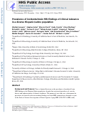 Cover page: Prevalence of incidental brain MRI findings of clinical relevance in a diverse Hispanic/Latino population